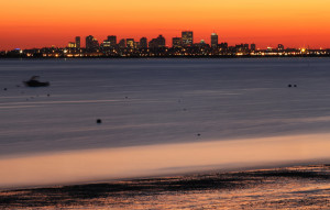 View of Boston from Swampscott