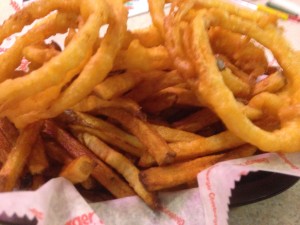 onion rings &  fry combo